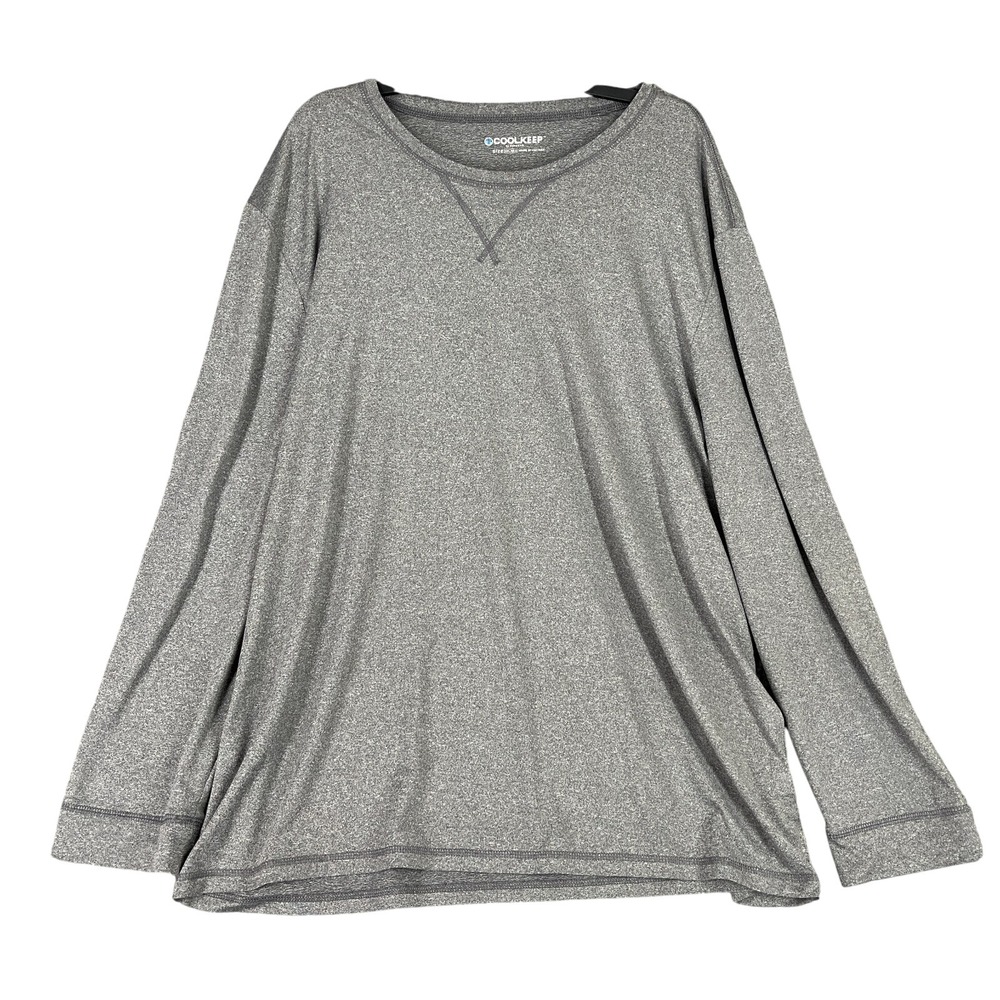 CoolKeep Pajama Top Mens XXL Performance Sleep‎ Tee Crewneck Anti-Static Tagless